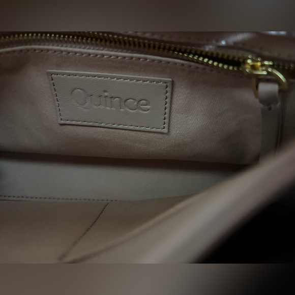 Quince Pink Quilted Crossbody Bag - Picture 9 of 12